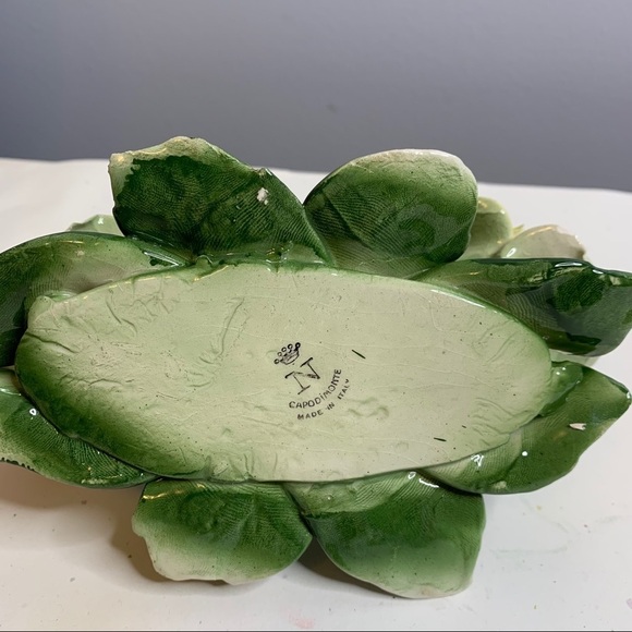 CAPODIMONTE PORCELAIN CANDLE STICK HOLDER - Picture 7 of 9